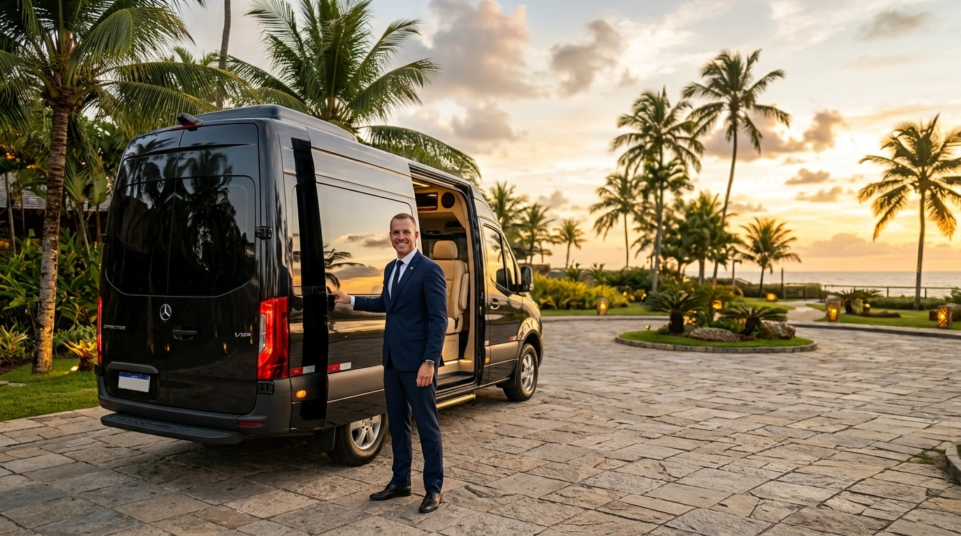 Desembarque em Resort de Luxo com a LG Transfer